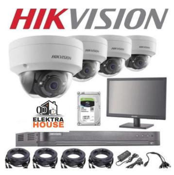 Complete Hikvision Beveiligingskit 5 MP Video Surveillance