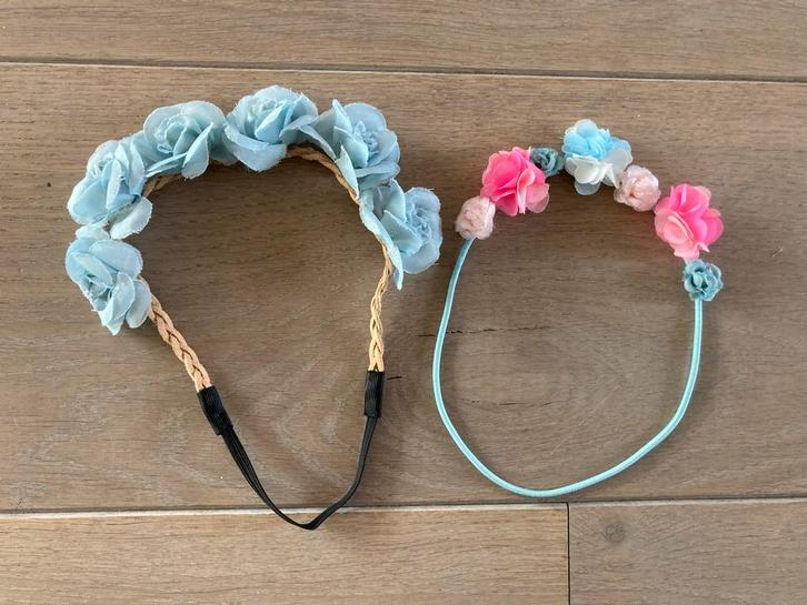 Haarbandjes met bloemen - set of los, Kinderen en Baby's, Kindermode-accessoires, Zo goed als nieuw, Ophalen of Verzenden