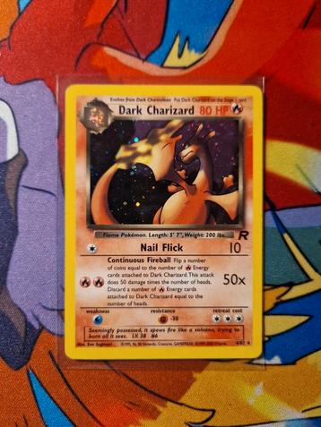 Dark Charizard Holo Good 4/82 Team Rocket Wotc 2000 beschikbaar voor biedingen