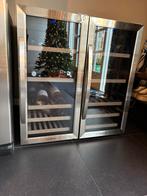 Twee wijnkoelkasten - 38 flessen (76 totaal), Witgoed en Apparatuur, Koelkasten en IJskasten, Zonder vriesvak, 100 tot 150 liter
