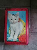 Vintage blik met poes, Verzamelen, Blikken, Ophalen of Verzenden, Gebruikt, Overige