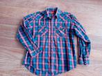 Rustler vintage overhemd blouse ruit geruit L bijna NIEUW, Ophalen of Verzenden, Zo goed als nieuw, Rustler, Halswijdte 41/42 (L)