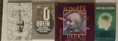 4 boeken:hoe het brein werkt-trainen intelligentie test €6ps, Boeken, Advies, Hulp en Training, Zo goed als nieuw, Ophalen of Verzenden