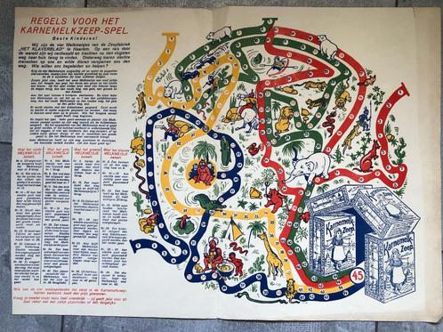 Reclame Karnemelkzeep-Spel 1935 "Het Klaverblad" Haarlem, Verzamelen, Merken en Reclamevoorwerpen, Gebruikt, Overige typen, Ophalen of Verzenden
