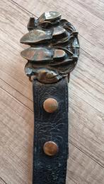 Leren cowboy riem line dance, Kleding | Dames, Ophalen of Verzenden, Zo goed als nieuw, Bruin, 5 cm of meer