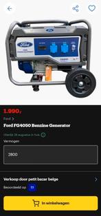 Ford FG4050 Benzine Generator, Doe-het-zelf en Verbouw, Aggregaten, Ophalen, Nieuw
