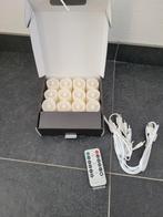 12 oplaadbare ledkaarsjes, Huis en Inrichting, Woonaccessoires | Kandelaars en Kaarsen, Ophalen of Verzenden, Nieuw, Overige materialen