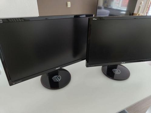 2 x ASUS VG248QE 24" • 1920x1080 (Full HD) • 144Hz • TN • 1m, Computers en Software, Monitoren, Gebruikt, 101 t/m 150 Hz, DisplayPort