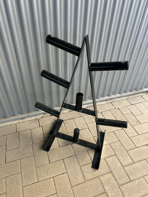 50mm plate tree schijven opbergrek rack home gym, Sport en Fitness, Fitnessmaterialen, Gebruikt, Ophalen
