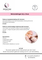 Pedicure bij u thuis, Vacatures, 33 - 40 uur, MBO, Vanaf 5 jaar, Tijdelijk contract