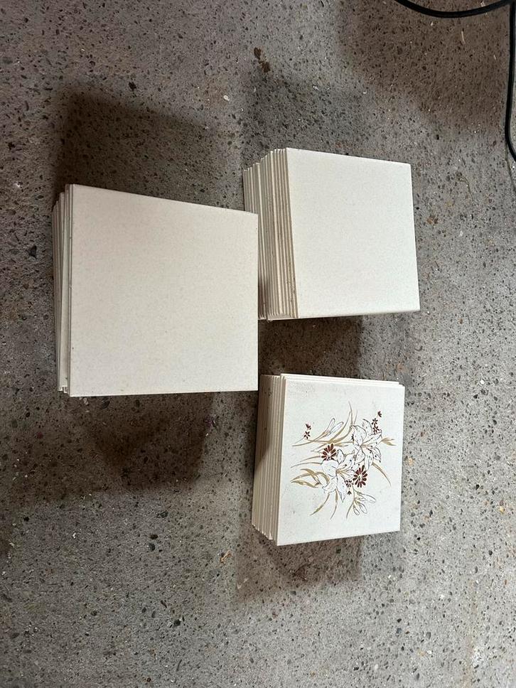 Sphinx Tegels 15x15cm - Vintage Look, Doe-het-zelf en Verbouw, Tegels, Zo goed als nieuw, Wandtegels, Keramiek, Minder dan 20 cm