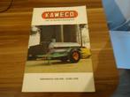 Kaweco Gier en mengmestverspreiders folder, Boeken, Catalogussen en Folders, Verzenden, Zo goed als nieuw, Folder