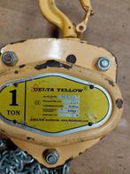 Delta Yellow Kettingtakel 1 Ton, Doe-het-zelf en Verbouw, Lieren en Takels, Ophalen