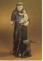 Valkenswaard Museum Gerwen-Lemmens. Beeld St.Antonius v. P, Verzamelen, Verzenden, 1980 tot heden, Ongelopen, Noord-Brabant