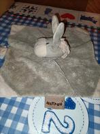 Nattou grijs paard / ezel knuffeldoekje, Ophalen of Verzenden, Zo goed als nieuw