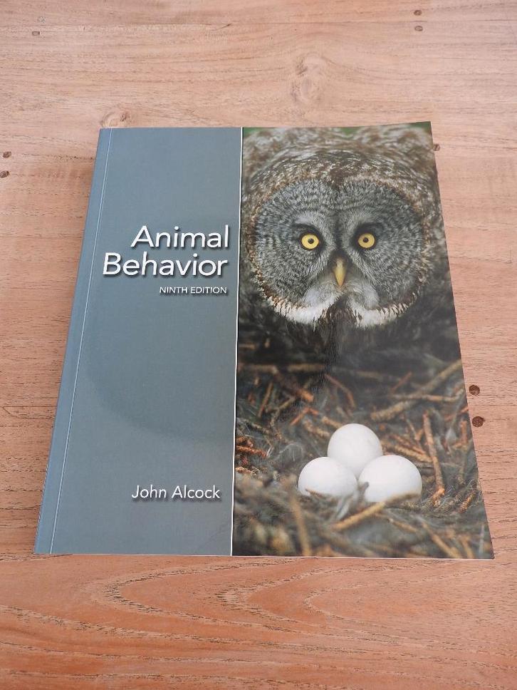 Animal Behavior, nineth edition, John Alcock, 2009 als nieuw, Boeken, Taal | Engels, Zo goed als nieuw, Non-fictie, Ophalen of Verzenden