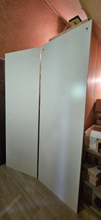 Schuifdeuren Ikea pax (hasvik mat wit), Ophalen, Gebruikt, Minder dan 25 cm, 200 cm of meer