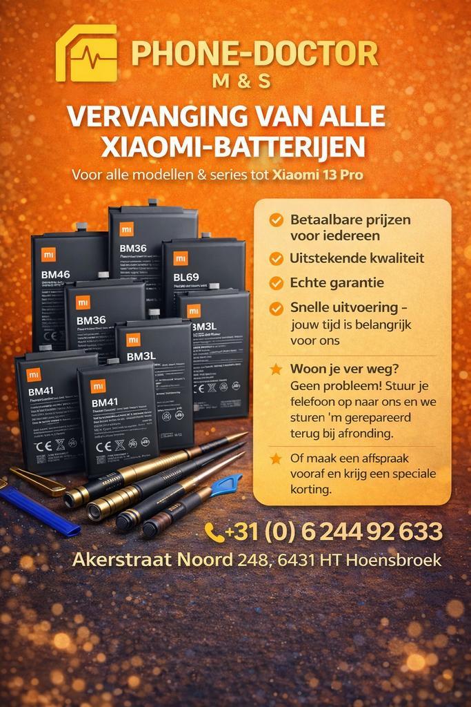 Xiaomi Batterij Vervangen, Boeken, Informatica en Computer, Zo goed als nieuw, Ophalen of Verzenden