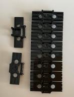 Lego 10 rupsband schakels zwart, Ophalen of Verzenden, Zo goed als nieuw, Losse stenen, Lego