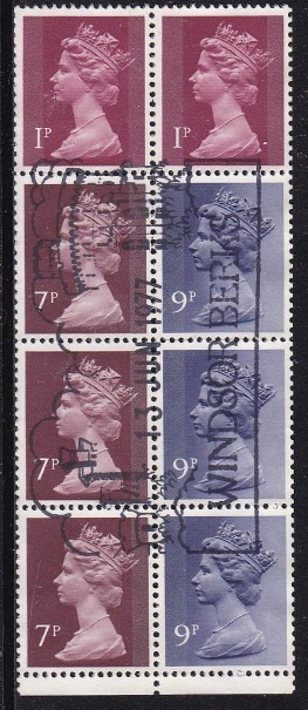 B390 - Engeland michel HB81 , Koningin Elizabeth II, Postzegels en Munten, Postzegels | Europa | UK, Gestempeld, Verzenden