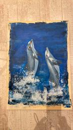 Schilderij dolfijnen, Ophalen of Verzenden