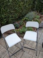 2x Ikea Franklin Klapstoel barkruk, Ophalen, Gebruikt, Twee, Wit