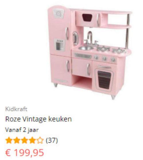 Roze Kids Kraft Speel Keukentje, Kinderen en Baby's, Speelgoed | Speelkeukens, Zo goed als nieuw, Speelkeuken, Hout, Ophalen