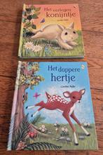 Het dappere hertje , Het verlegen konijntje, Boeken, Ophalen of Verzenden, Zo goed als nieuw
