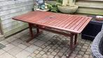 Massief houten Tuinset., Ophalen, Zo goed als nieuw, Rechthoekig, Hout