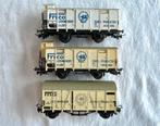 3x Liliput NS Frico Leeuwarden wagons H0, Gebruikt, Gelijkstroom, Wagon, Ophalen of Verzenden