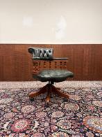 Klassiek Engels Chesterfield Bureaustoel, Antiek en Kunst, Ophalen