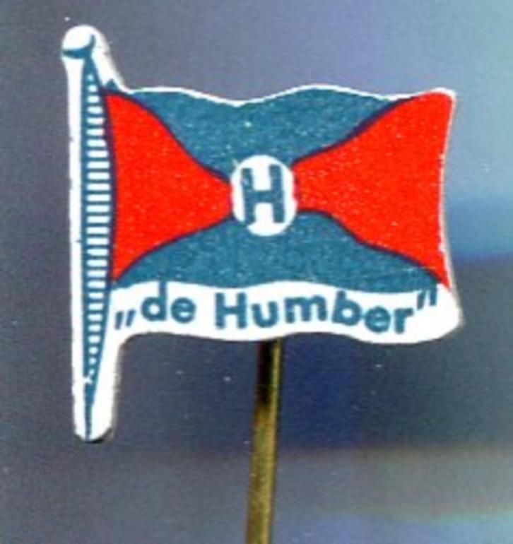 De Humber blik scheepsvlag speldje ( U_413a ), Verzamelen, Speldjes, Pins en Buttons, Zo goed als nieuw, Speldje of Pin, Transport