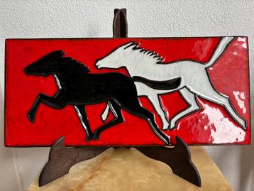 Vintage wandbord Buckeburg Keramiek West-Germany 40x19 cm beschikbaar voor biedingen