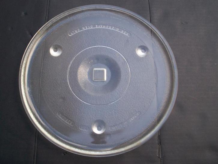 DRAAIPLATEAU magnetron rond 28 cm glas Neorex 04 dik v/a 5mm, Witgoed en Apparatuur, Onderdelen en Toebehoren, Gebruikt, Ophalen of Verzenden