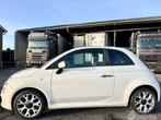Fiat 500S 0.9 TwinAir Turbo 80pk Sport - airco - pdc - zwart, Auto diversen, Schadeauto's, 875 cc, Wit, Handgeschakeld, Hatchback