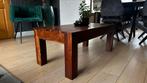Stevige Salontafel (Sheeshamhout), Huis en Inrichting, 100 tot 150 cm, Zo goed als nieuw, Minder dan 50 cm, Rechthoekig
