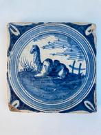 Mooie 17e eeuwse cirkeltegel met dromedaris, Antiek en Kunst, Verzenden