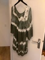 Batik groen/wit jurk/tuniek oto 71 cm, Kleding | Dames, Grote Maten, Ophalen of Verzenden, Zo goed als nieuw, Groen, Jurk