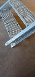 Stalen zelfbouwtrap trap balken bv bij verdiepingsvloer, Ophalen, Gebruikt, Trap, 2 tot 4 meter