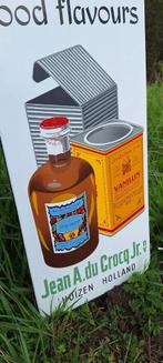 Emaille reclamebord voor Jean A. du Crocq Jr. Huizen Holland, Reclamebord, Gebruikt, ., Ophalen of Verzenden