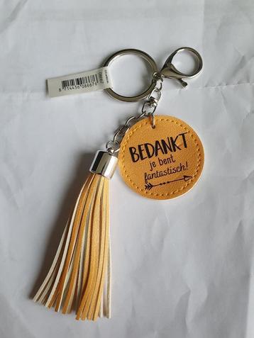 Bedankt sleutelhanger beschikbaar voor biedingen
