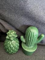 Nieuw! Stenen groene ananas en cactus, Ophalen of Verzenden
