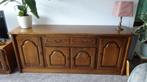dressoir donker eiken, Huis en Inrichting, Ophalen, Gebruikt, Met deur(en), Eikenhout