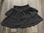 Only korte rok zwart met witte stippen mt 38, Kleding | Dames, Rokken, Maat 38/40 (M), Zwart, Ophalen of Verzenden, Boven de knie
