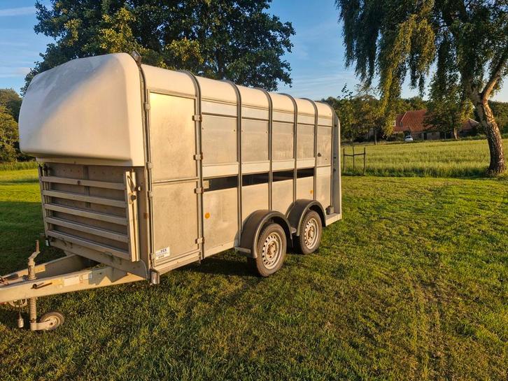 Ifor williams veetrailer 3500kg dubbele laadvloer!, Auto diversen, Aanhangers en Bagagewagens, Zo goed als nieuw, Ophalen