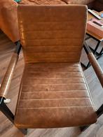 Eetkamer stoelen cognac, Ophalen, Gebruikt, Bruin