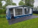 Brand voortent, musketier.  Blauw/grijs, Caravans en Kamperen, Ophalen of Verzenden, Gebruikt