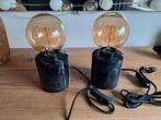 2x ikea marmer look lampen, Huis en Inrichting, Ophalen of Verzenden, Zo goed als nieuw, Minder dan 50 cm