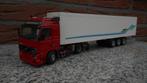 Tekno VOLVO trekker FH12 Globetrotter Conrad oplegger 1/50, Hobby en Vrije tijd, Modelauto's | 1:50, Ophalen of Verzenden, Zo goed als nieuw