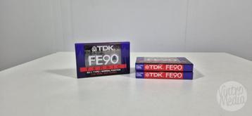 TDK FE90 Cassettebandje | 90 Minuten | Tape | Nieuw in Folie beschikbaar voor biedingen